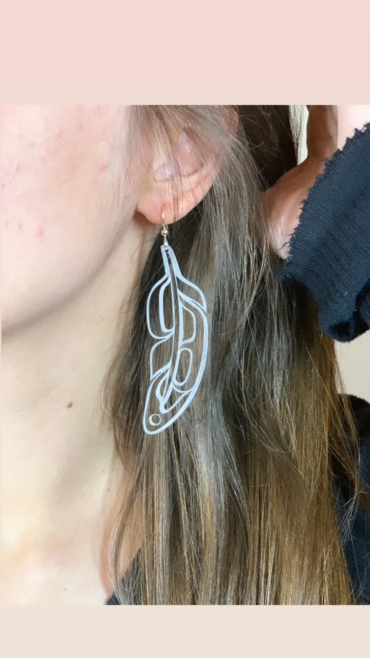 Feather Earrings - Image 4