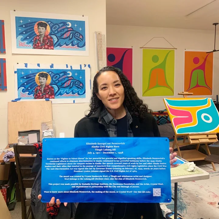 Hand Painted Feathers (Waves Blush N Blue) Earrings (50% Discount) - Image 8