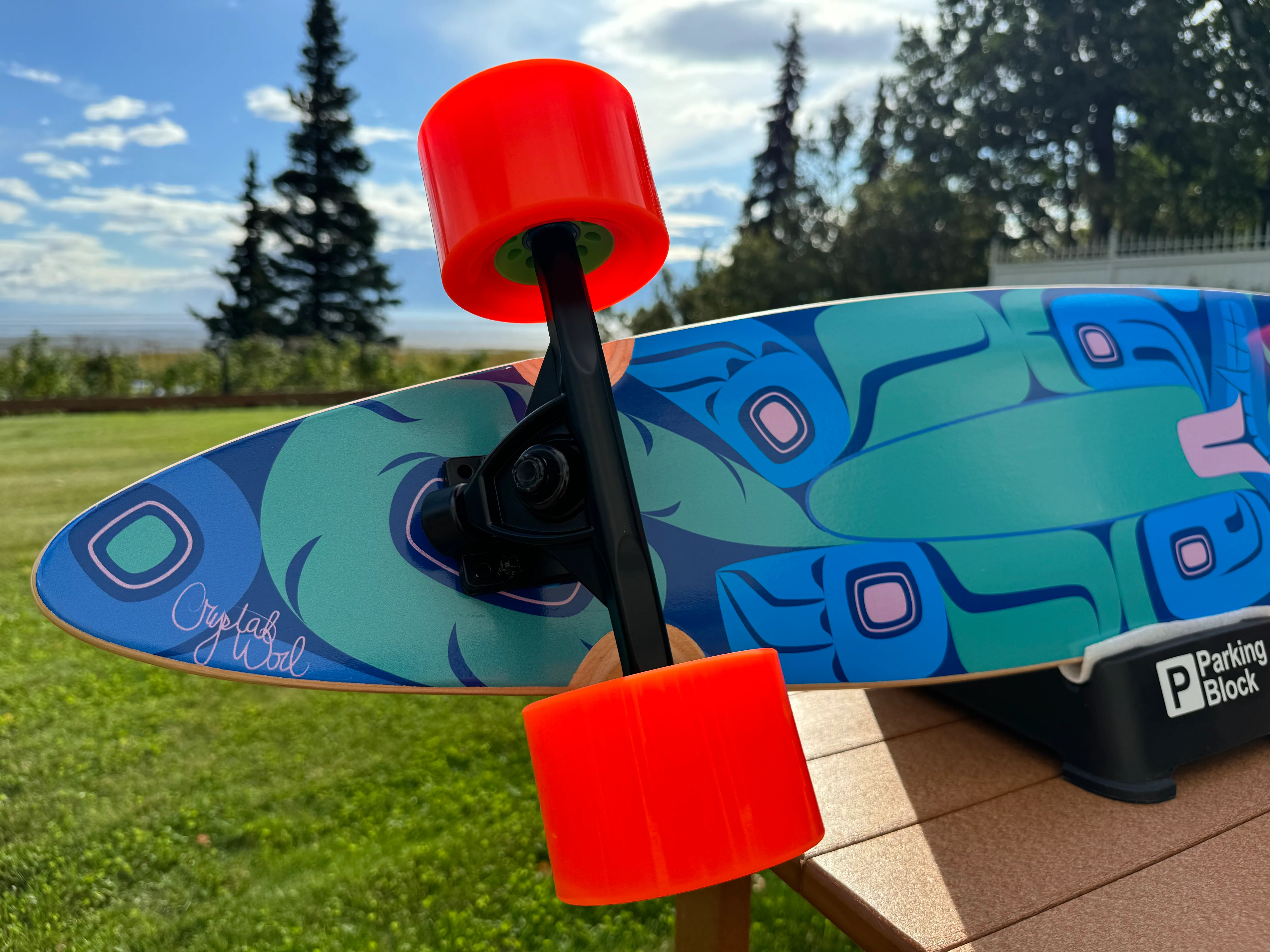 G̱ooch een.aax’w (Wolf Family) 40" Longboard CRUISER BUILD - Image 3