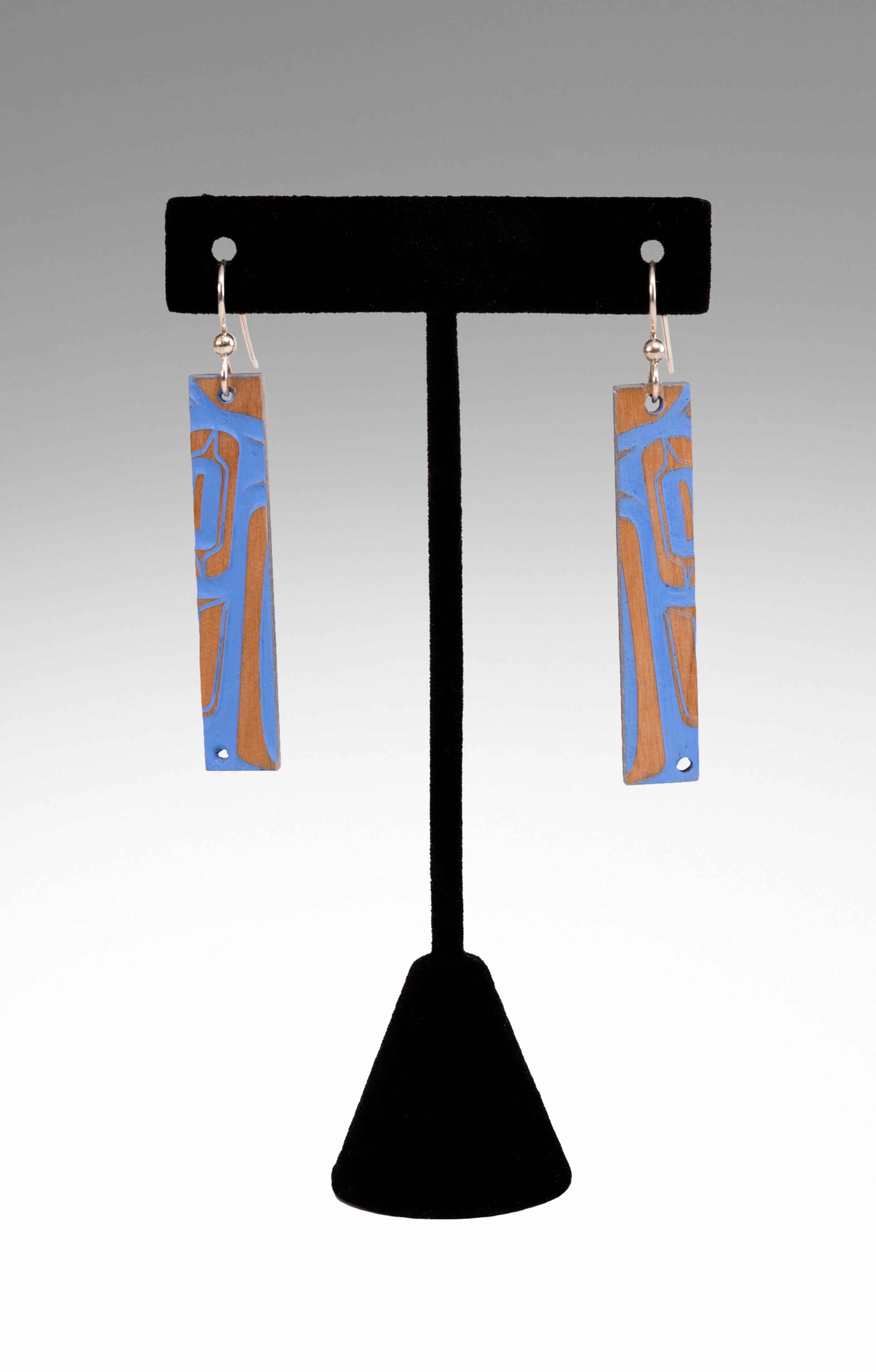 Hand Painted Bar Earrings - Image 4