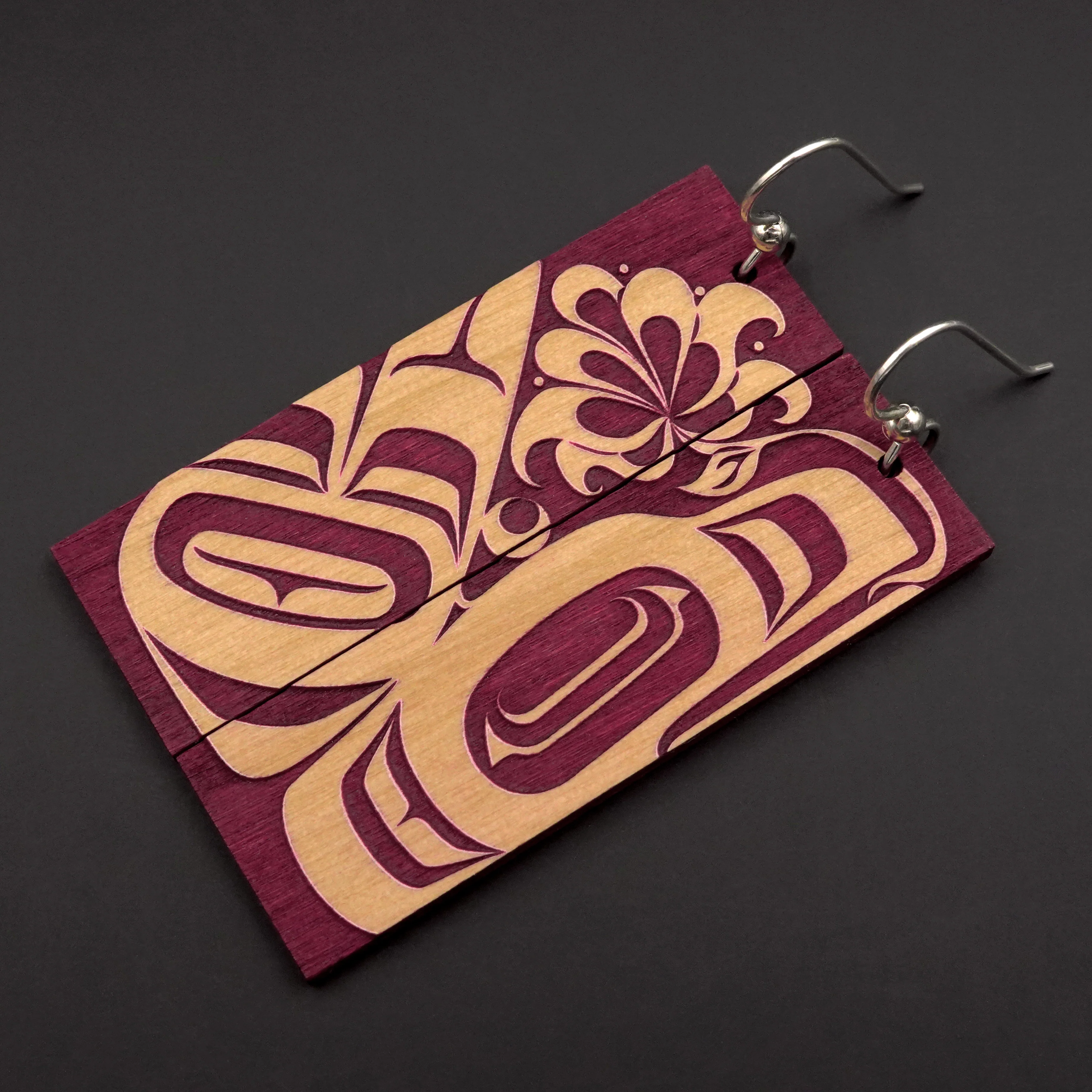 Raven & the Lotus Earrings - Image 4